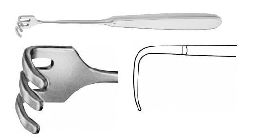 РЕТРАКТОР 3-ЗУБ. ТУПИЙ12X11MM